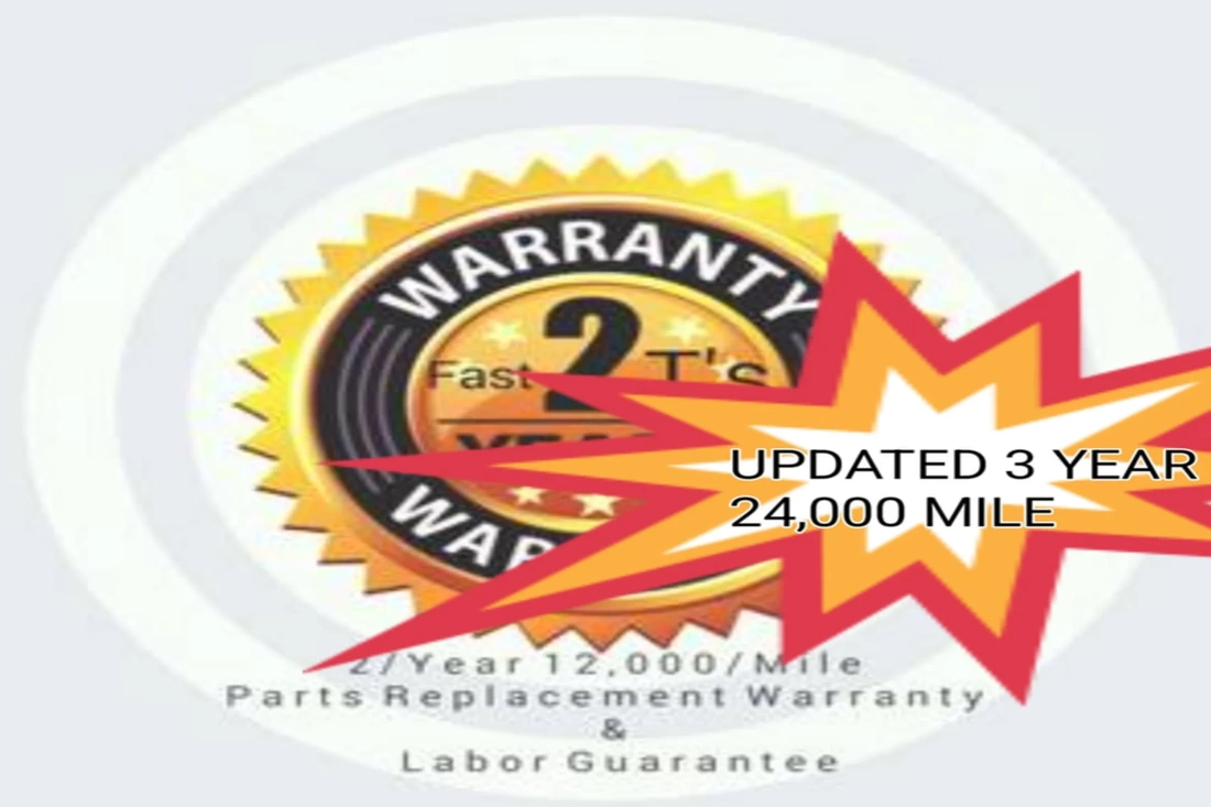 Fast T's 3 Year Mechanical Warranty and labor guarantee